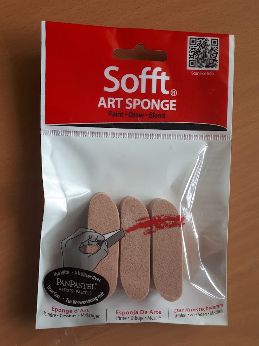 Sofft Art Sponge Bar Round - 3 stuks