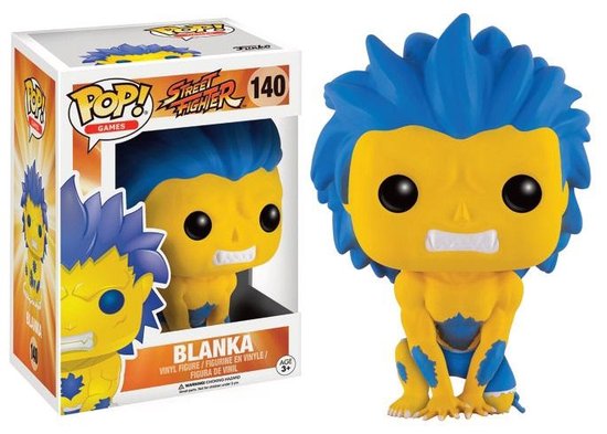 STREET FIGHTER - Bobble Head POP N° 140 - Yellow Blanca LIMITED