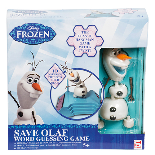   Frozen Red Olaf Woordraadspel