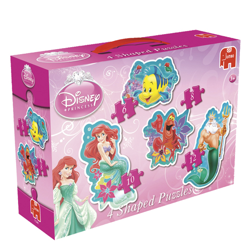   Puzzel Ariel 4-in-1 Contourenpuzzel