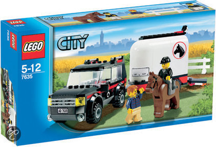 7635 LEGO City Jeep met paardentrailer