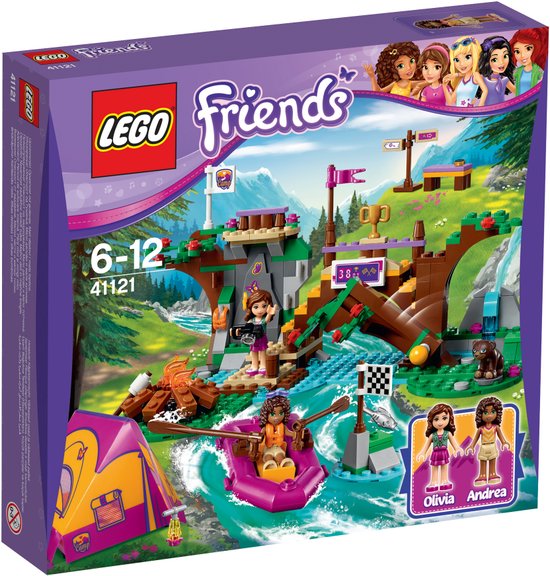 LEGO Friends Avonturenkamp Wildwatervaren - 41121