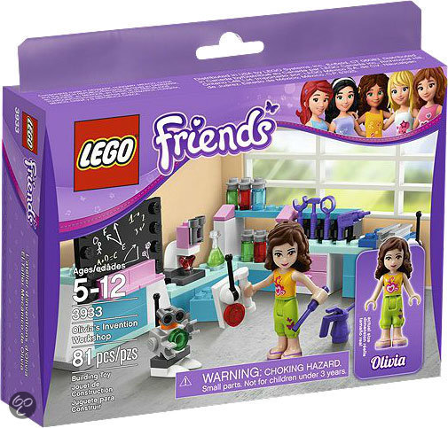 3933 LEGO Friends Olivia’s Laboratorium