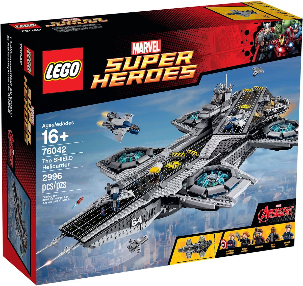 76042   Marvel   The SHIELD Helicarrier bouwset