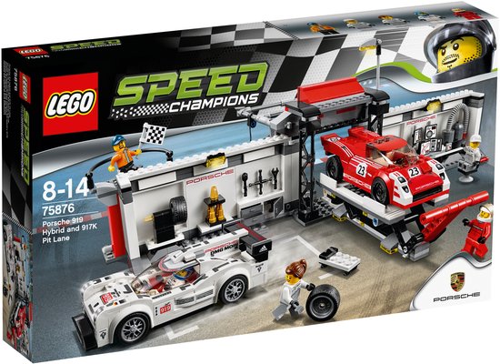 LEGO Speed Champions Porsche 919 Hybrid en 917K Pitstraat - 75876