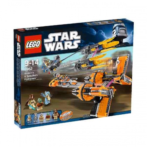 LEGO Star Wars Anakins en Sebulbas Podracers 7962