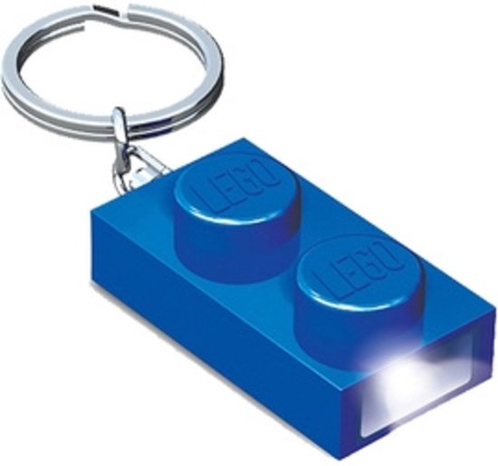 Lego: LED Blauw 1*2 Sleutelhanger met Licht