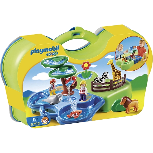 Playmobil  . meeneem dierentuin met waterpartij - 6792