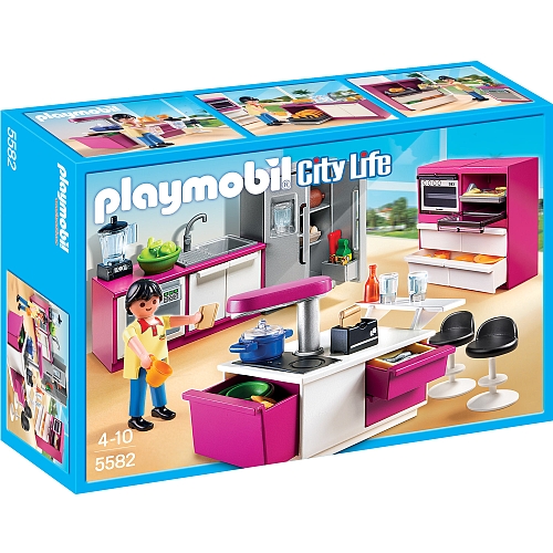 Playmobil   keuken met kookeiland - 5582