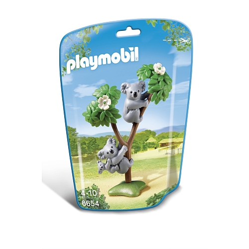 Playmobil   koalas met baby - 6654