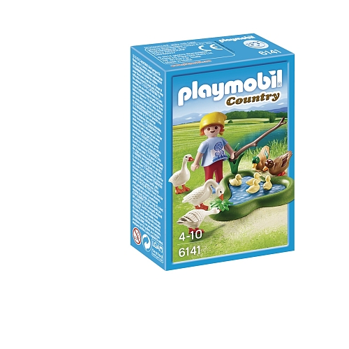 Playmobil   eenden en ganzen bij de vijver 6141