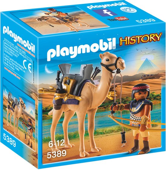 Playmobil Egyptische krijger met dromedaris - 5389