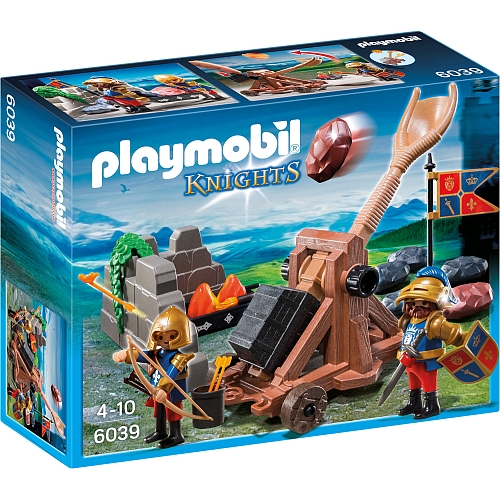 Playmobil   katapult van de leeuwenridders - 6039