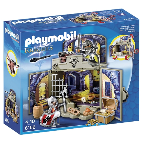 Playmobil   speelbox ridder schatkamer 6156