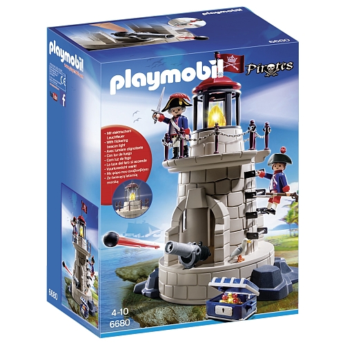 Playmobil Pirates soldaten met vuurtoren - 6680