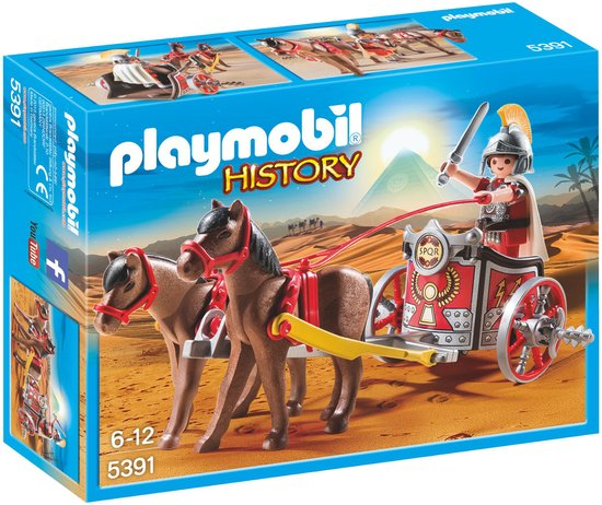 Playmobil Romeinse strijdwagen met tribuun - 5391