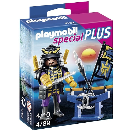 Playmobil   aziatische krijger met wapenarsenaal - 4789