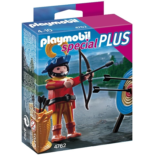 Playmobil   boogschutter met schietschijf - 4762