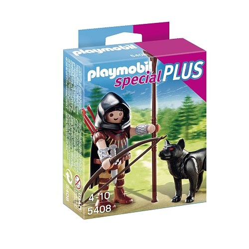 Playmobil   krijger met wolf - 5408