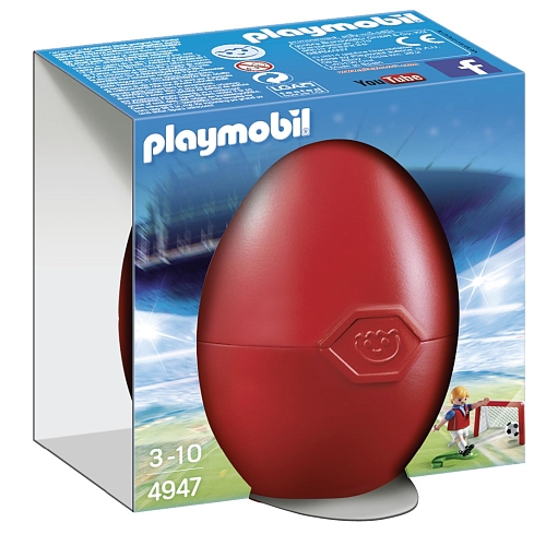Playmobil   voetballer met goal  4947