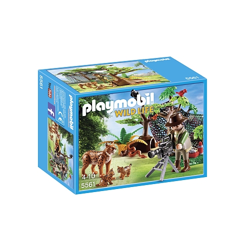 Playmobil   lynxen met cameraman - 5561