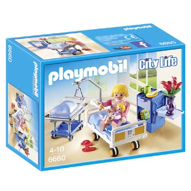 PLAYMOBIL   Kraamkamer met babybed 6660