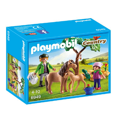 PLAYMOBIL   dierenarts met ponys 6949