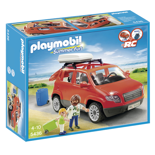 Playmobil Summer Fun 5436 Gezinswagen Met Dakkoffer