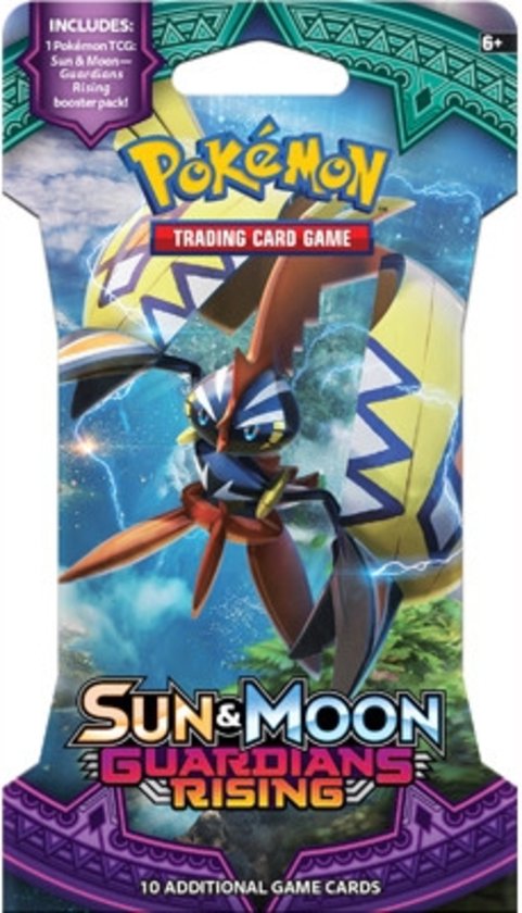 Pokémon Sun & Moon Sleeved Boosterpack - Pokémon Kaarten