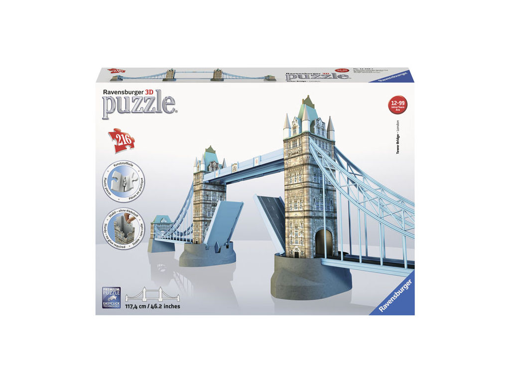 Ravensburger 3D Puzzel Tower Bridge 216 stukjes