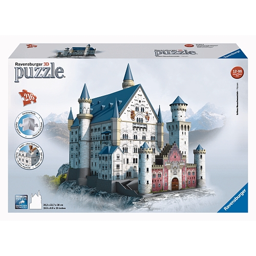   3d puzzel 216 stukjes, slot neuschwanstein