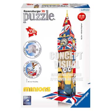 Ravensburger Big Ben Minions 3D puzzel 216 stukjes