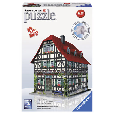 Ravensburger Middeleeuws huis puzzel 3D 216 stukjes