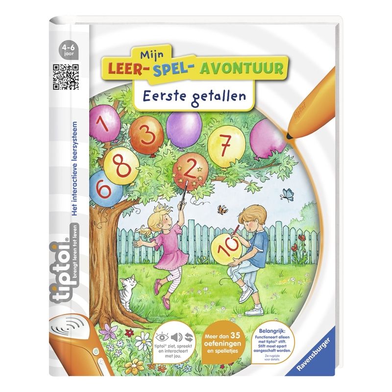   Tiptoi Mijn Leer-Spel-Avontuur Eerste Getallen