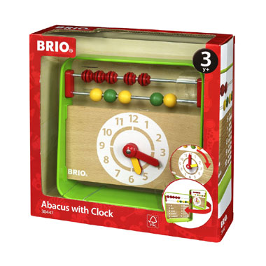 BRIO telraam met klok 30447