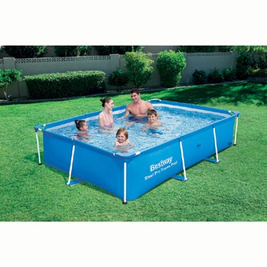 Bestway Steel Pro Deluxe Splash Junior Frame zwembad - 259 x 170 x 61 cm