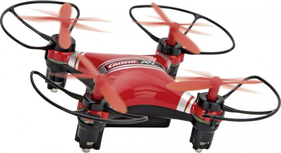 Carrera RC micro quadcopter 2 drone rood 8 x 8 cm