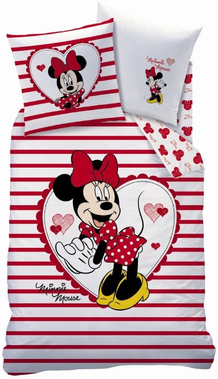 Dekbed Minnie Mouse: 140x200/63x63 cm