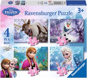 Disney Frozen 4 in 1 Puzzel