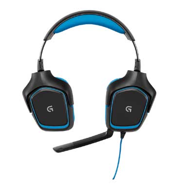 Logitech G430 gaming headset blauw