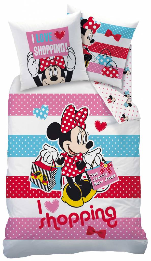 Minnie Flanel Soho - Dekbedovertrek - Eenpersoons - 140 x 200 - Multi