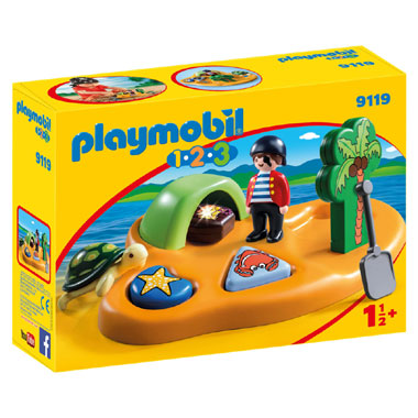 PLAYMOBIL 1.2.3 Pirateneiland 9119