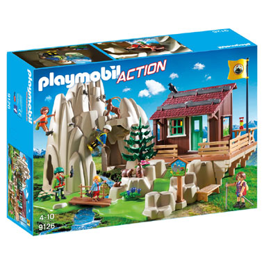 PLAYMOBIL Bergbeklimmers met berghut 9126