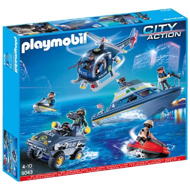 PLAYMOBIL City Action 9043 Mega politieset