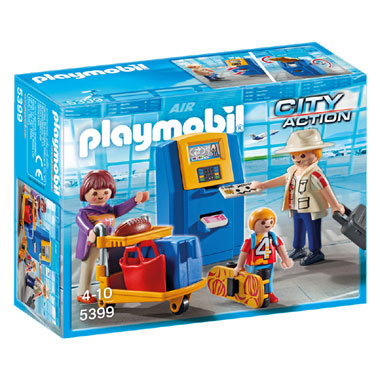 PLAYMOBIL   vakantiegangers aan incheckbalie 5399