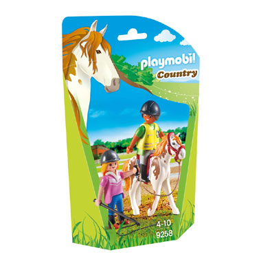 PLAYMOBIL   paardrij instructrice 9258