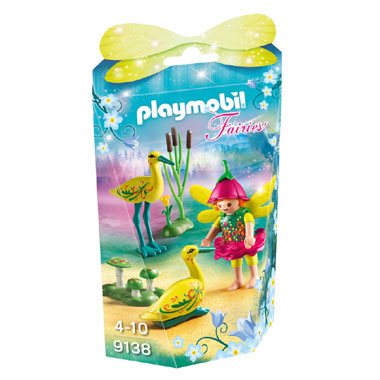 PLAYMOBIL Fairies elfje met ooievaars 9138