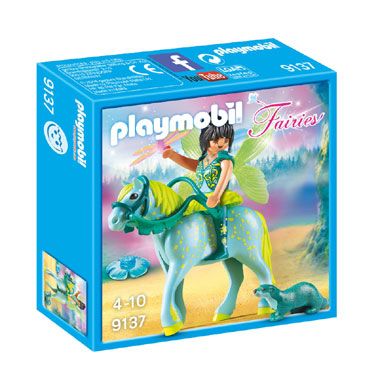 PLAYMOBIL Fairies waterfee met paard 9137