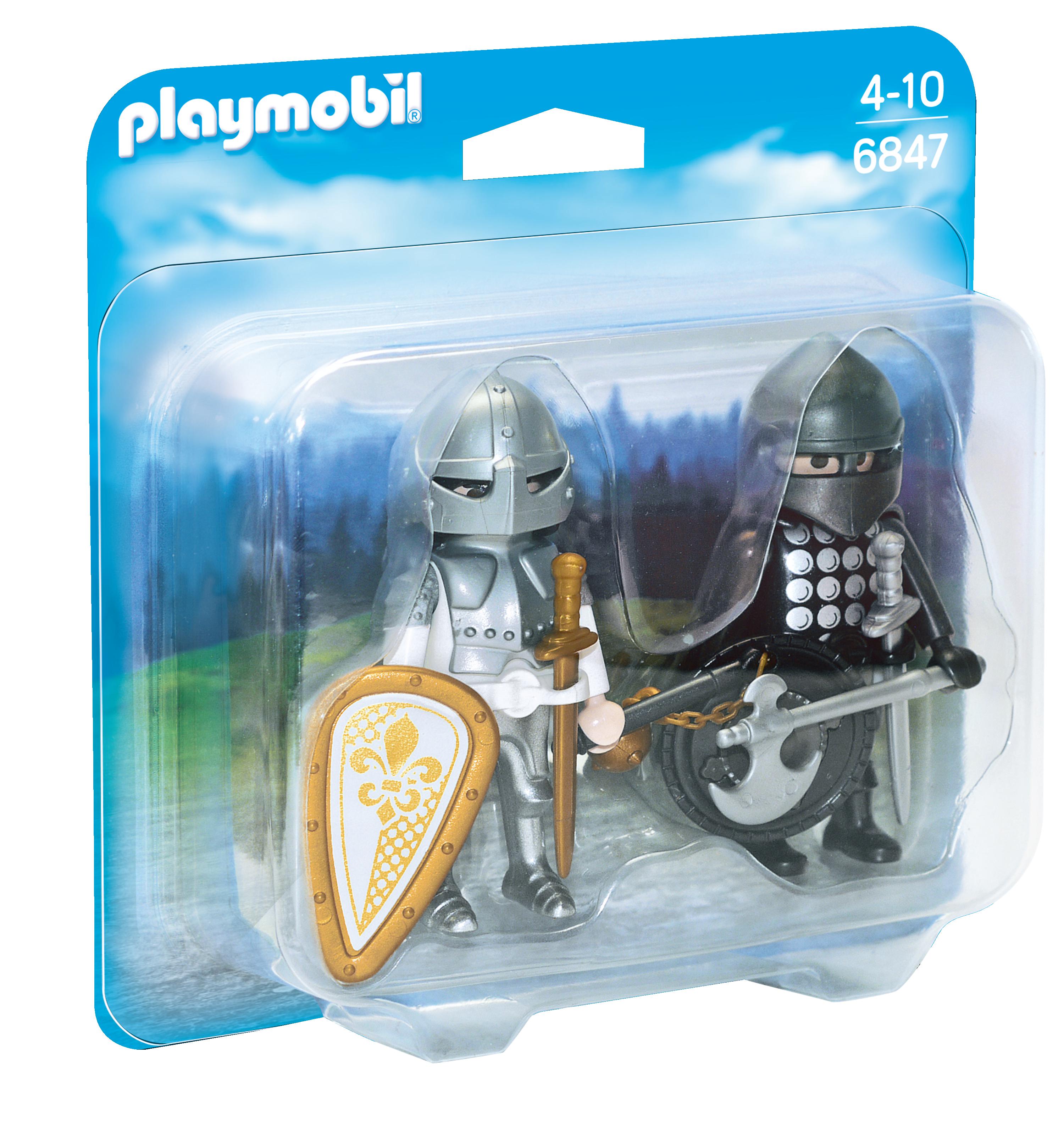 Playmobil® 6847 Duo Pack Zwarte En Zilveren Ridder