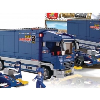 Sluban M38-B0357 Bouwstenen Formula 1 Series F1 Truck